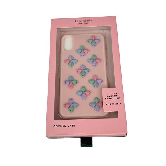 Kate Spade Women's Silicone Spade Flower Phone Case For Iphone X / XS Case - Picture 1 of 9